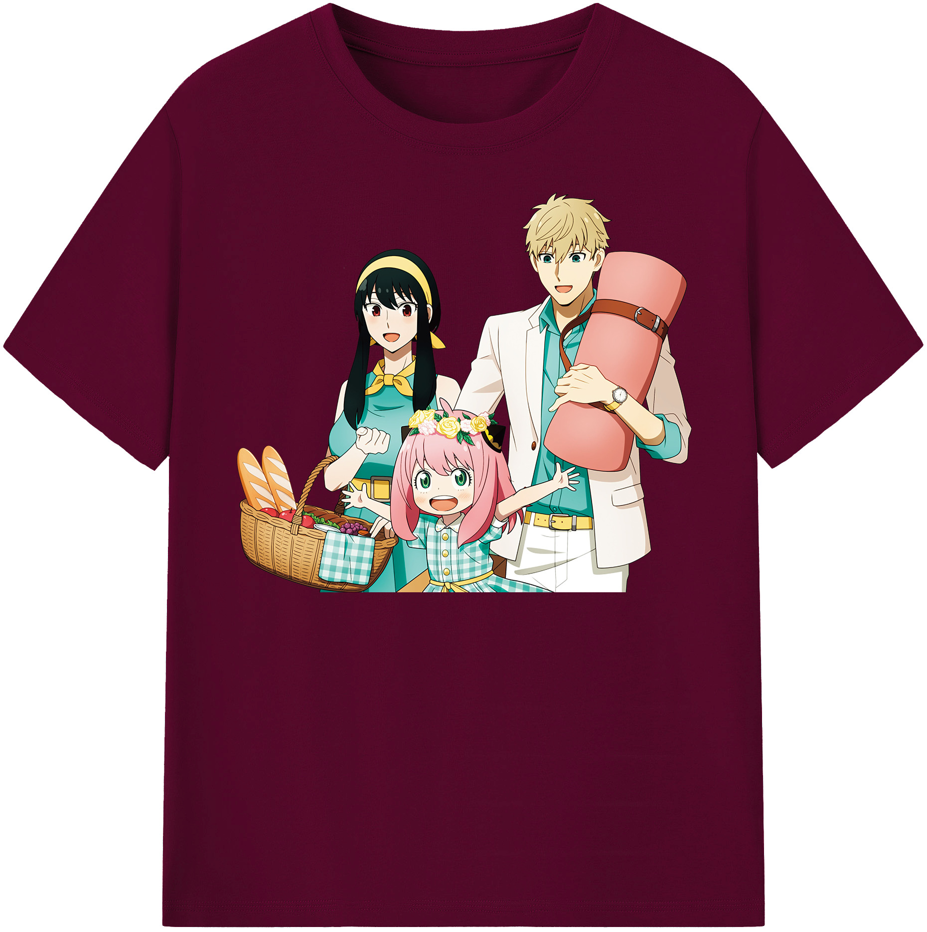 （画像用） SPY×FAMILY间谍家家酒 レディースカジュアルプリントTシャツ（綿100％）